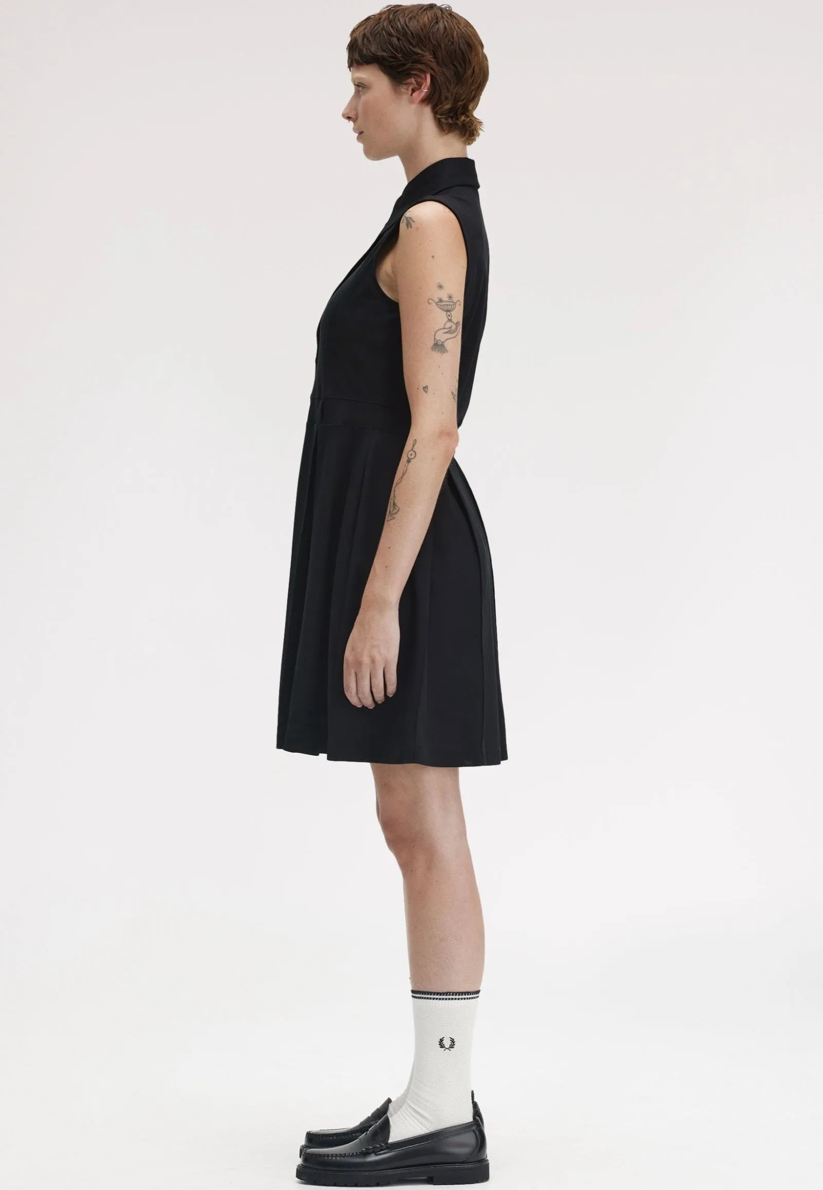 Fred Perry - Mesh Shirt Black - Dress
