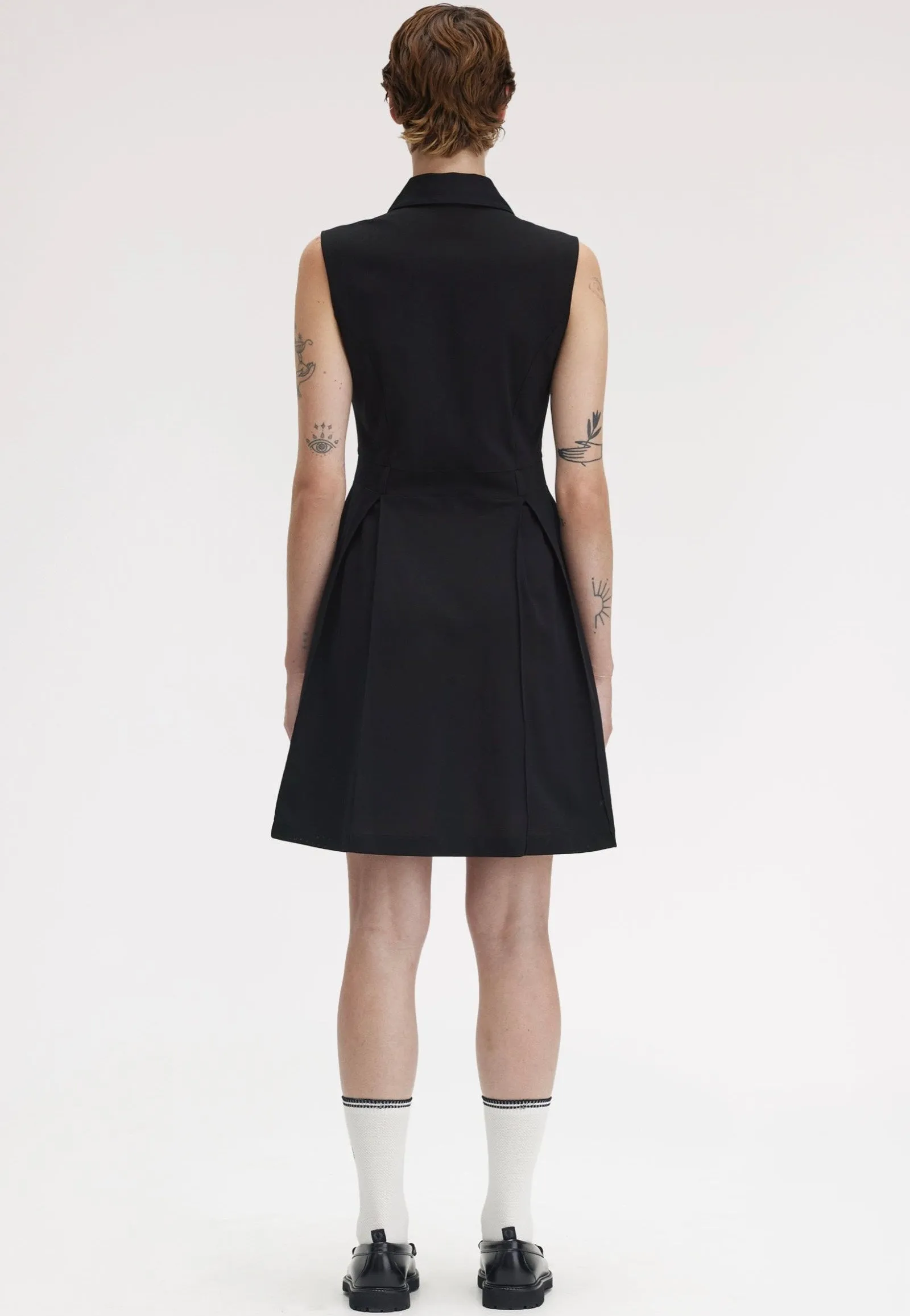 Fred Perry - Mesh Shirt Black - Dress