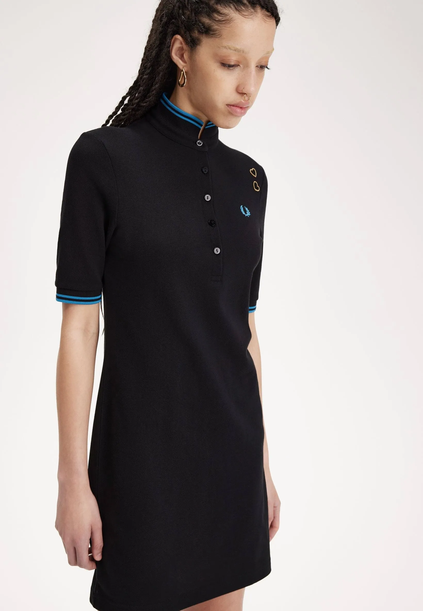 Fred Perry x Amy Winehouse - Tipped Pique Black - Dress
