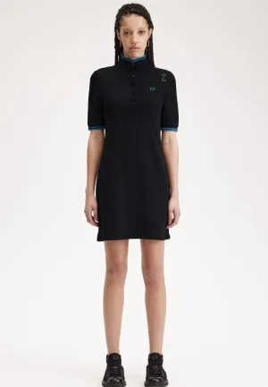 Fred Perry x Amy Winehouse - Tipped Pique Black - Dress