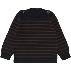 FUB Baby Boatneck Blouse Dark Navy/Amber