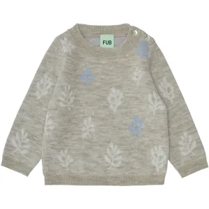 FUB Baby Jaquard Blouse Light Beige Melange