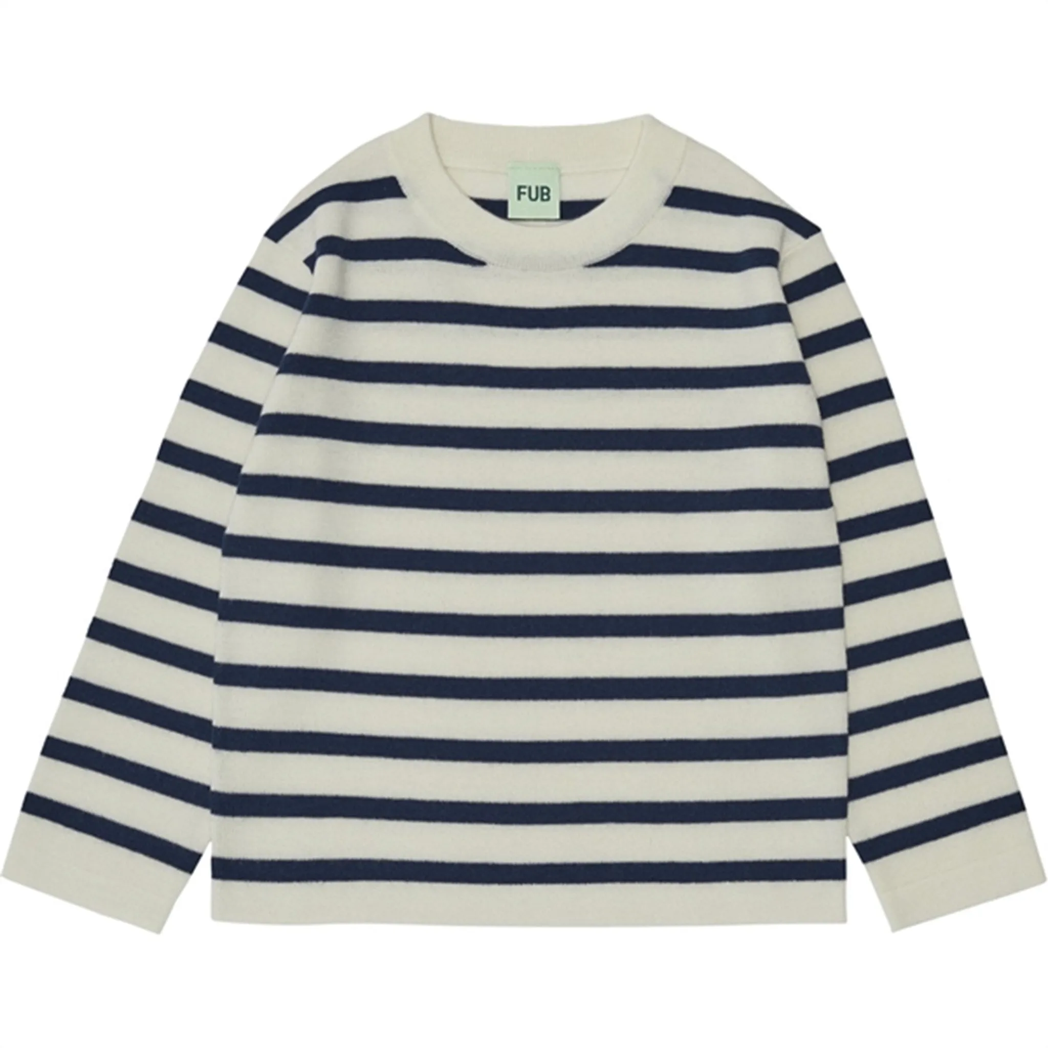 FUB Blouse Ecru/Royal Blue