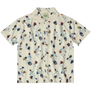 FUB Ecru/Flower Printed Blouse