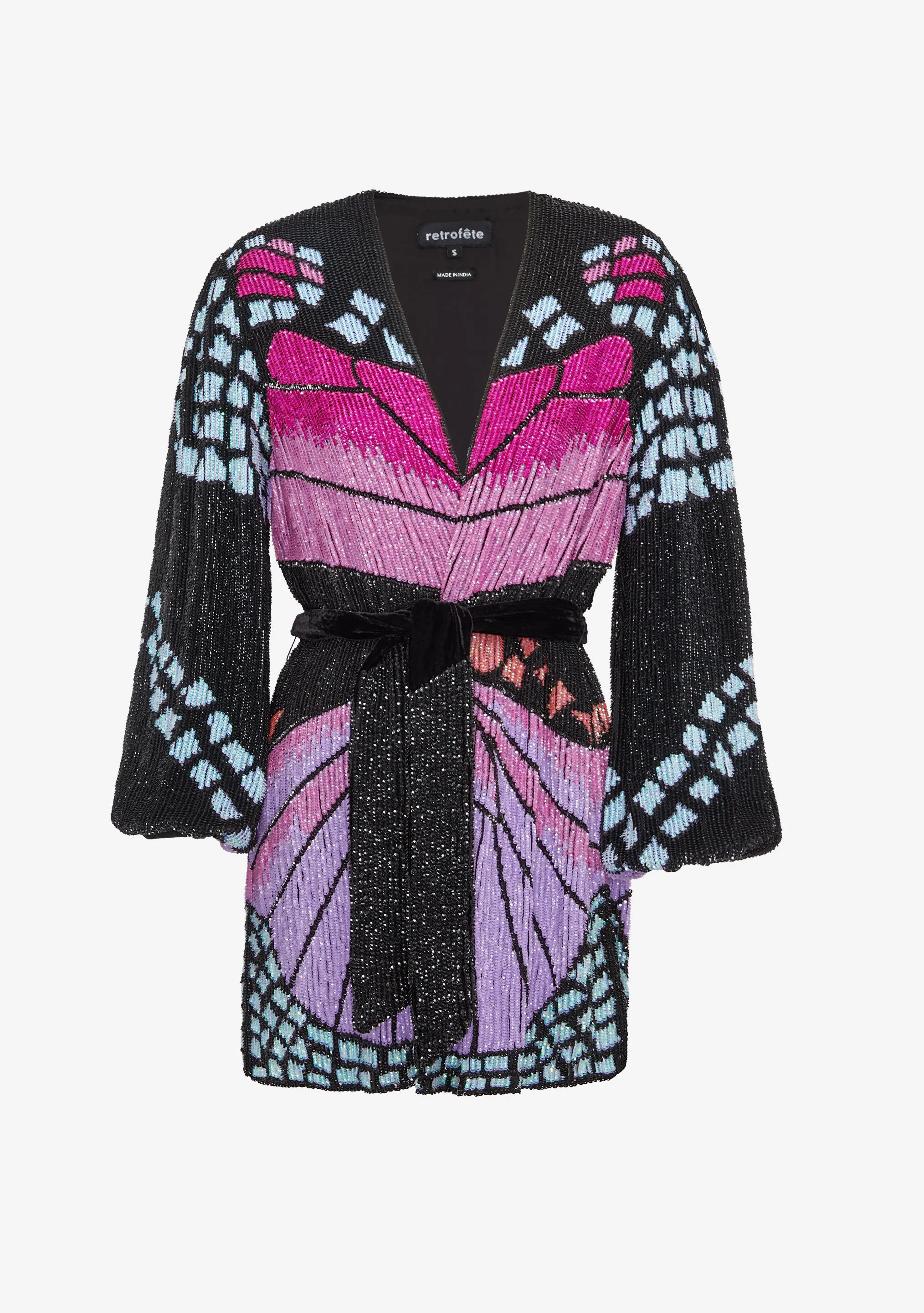 Gabrielle Sequin Butterfly Robe