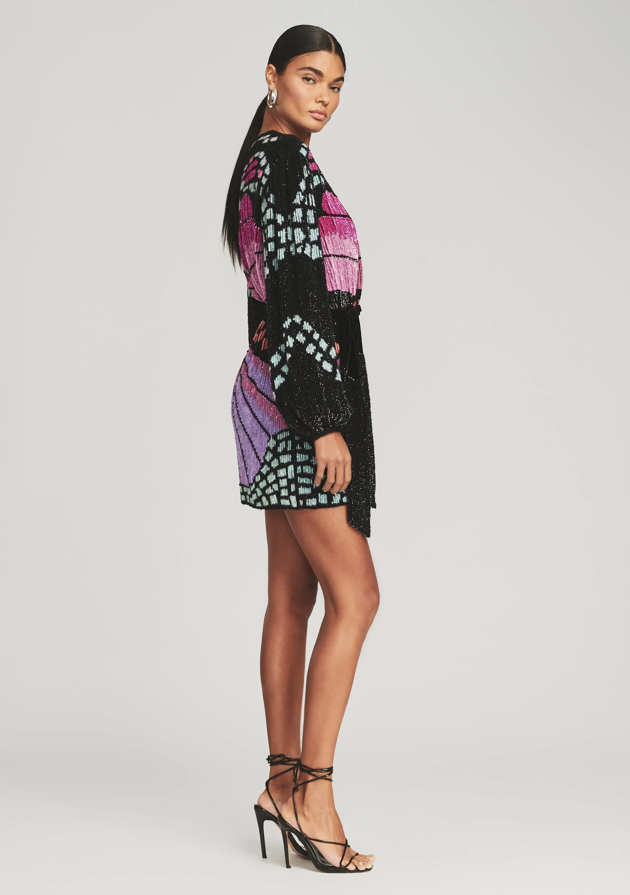 Gabrielle Sequin Butterfly Robe