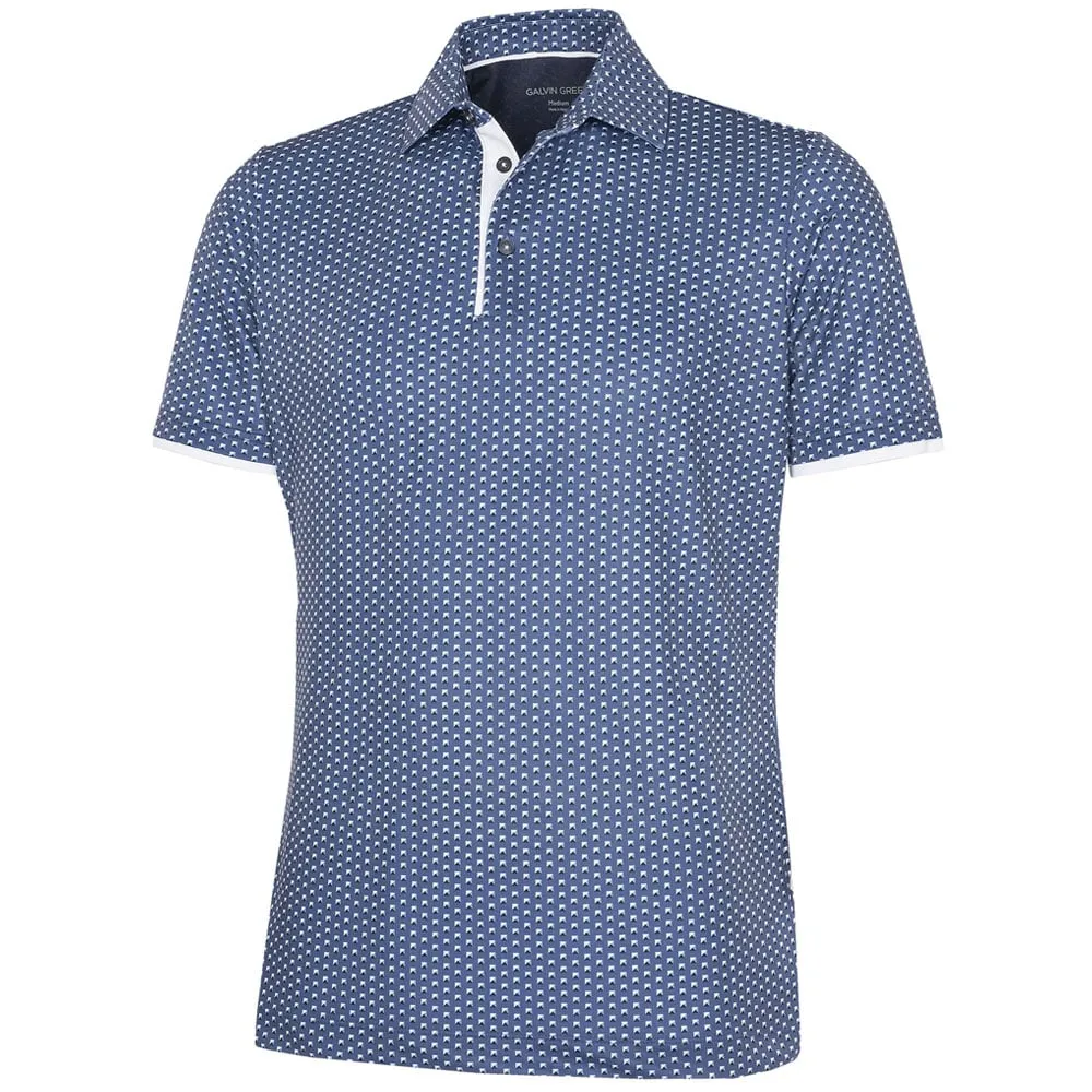 Galvin Green Mark V8  Polo Shirt - Ensign Blue/Navy