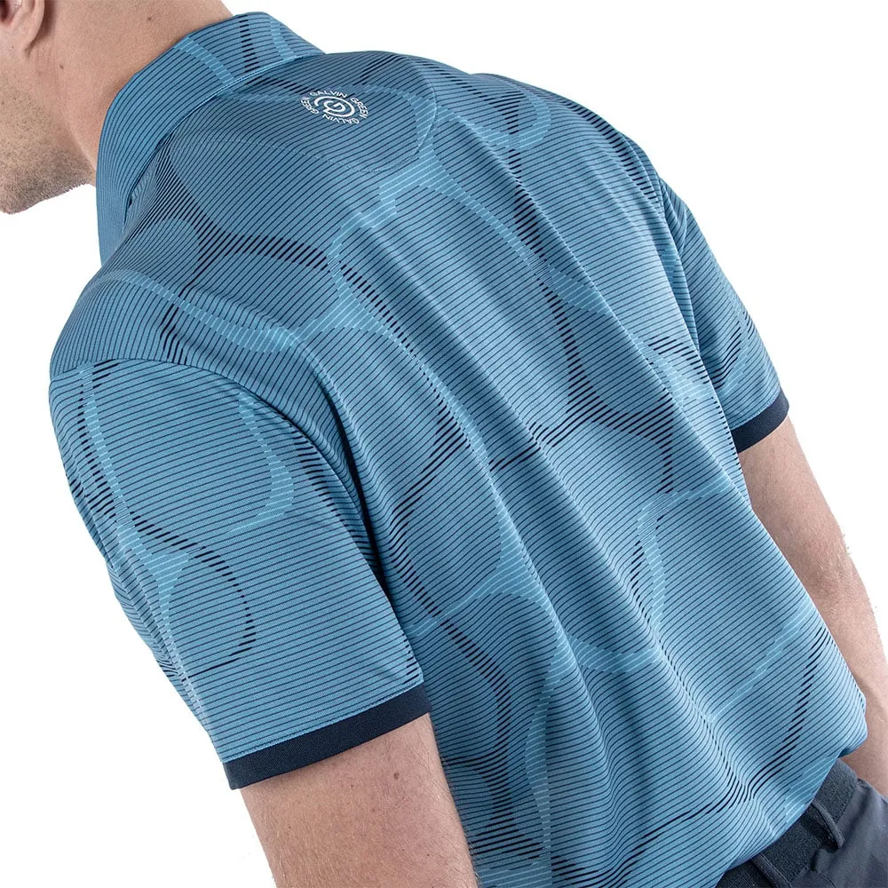 Galvin Green Markos Ventil8  Polo Shirt - Ensign Blue/Navy