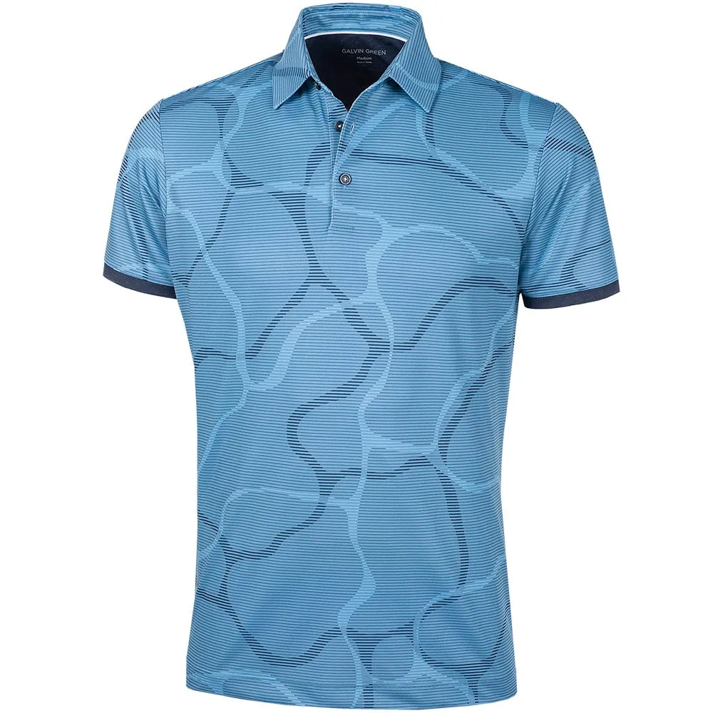 Galvin Green Markos Ventil8  Polo Shirt - Ensign Blue/Navy