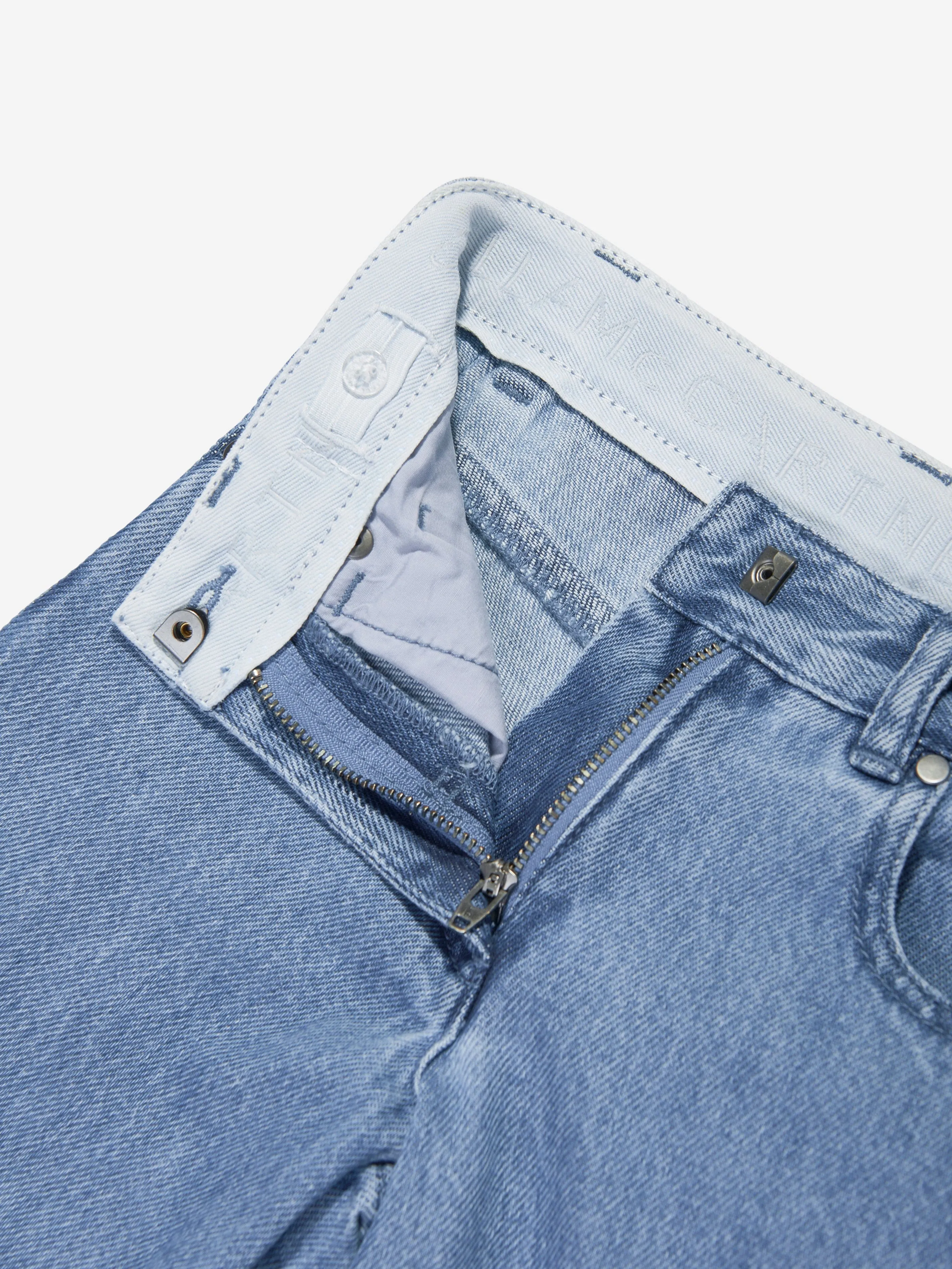 Girls Wide Leg Jeans in Blue