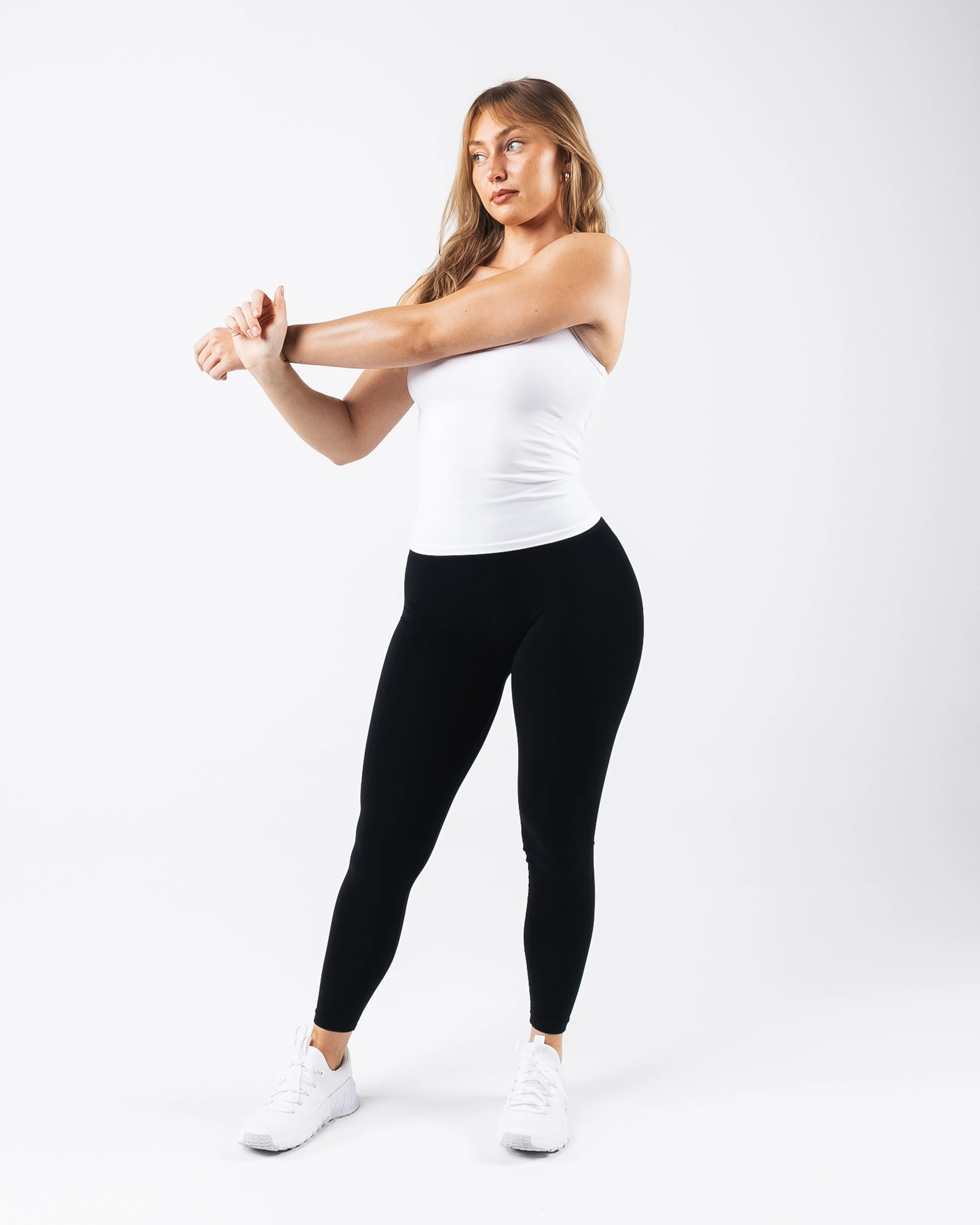 Glass Tank - White Alphalete Athletics