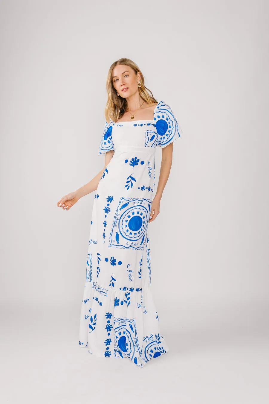 Greek Goddess Maxi Dress