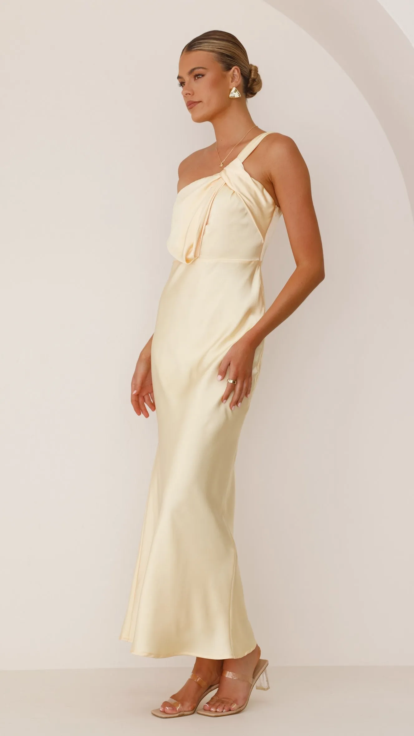 Greta Maxi Dress - Yellow Billy J