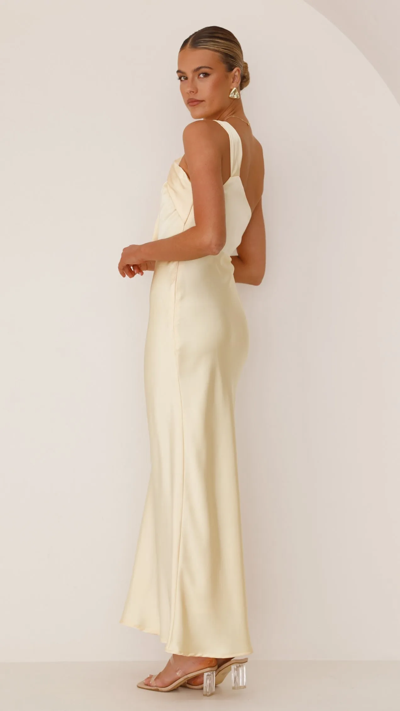 Greta Maxi Dress - Yellow Billy J