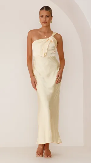 Greta Maxi Dress - Yellow Billy J