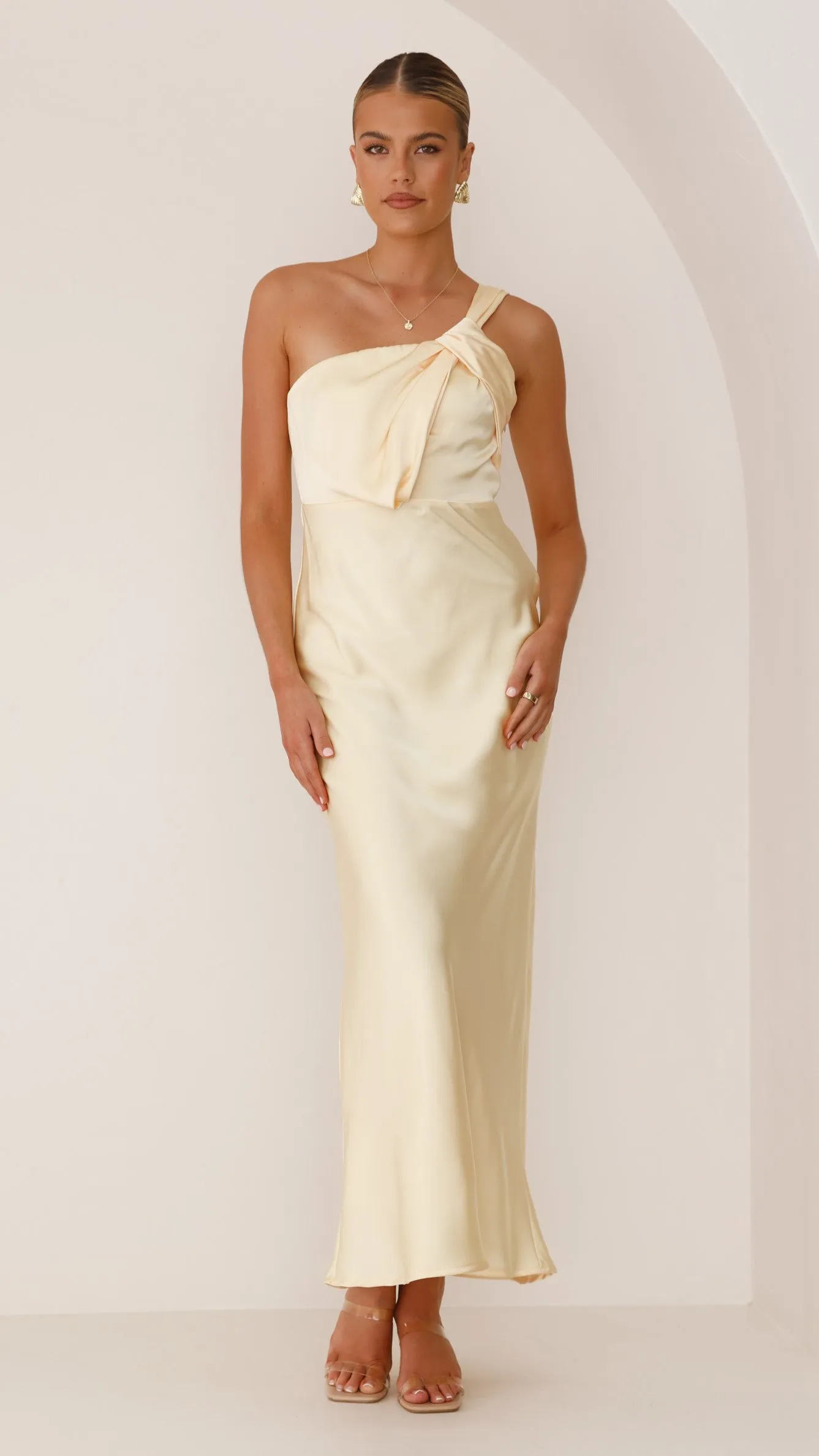 Greta Maxi Dress - Yellow Billy J
