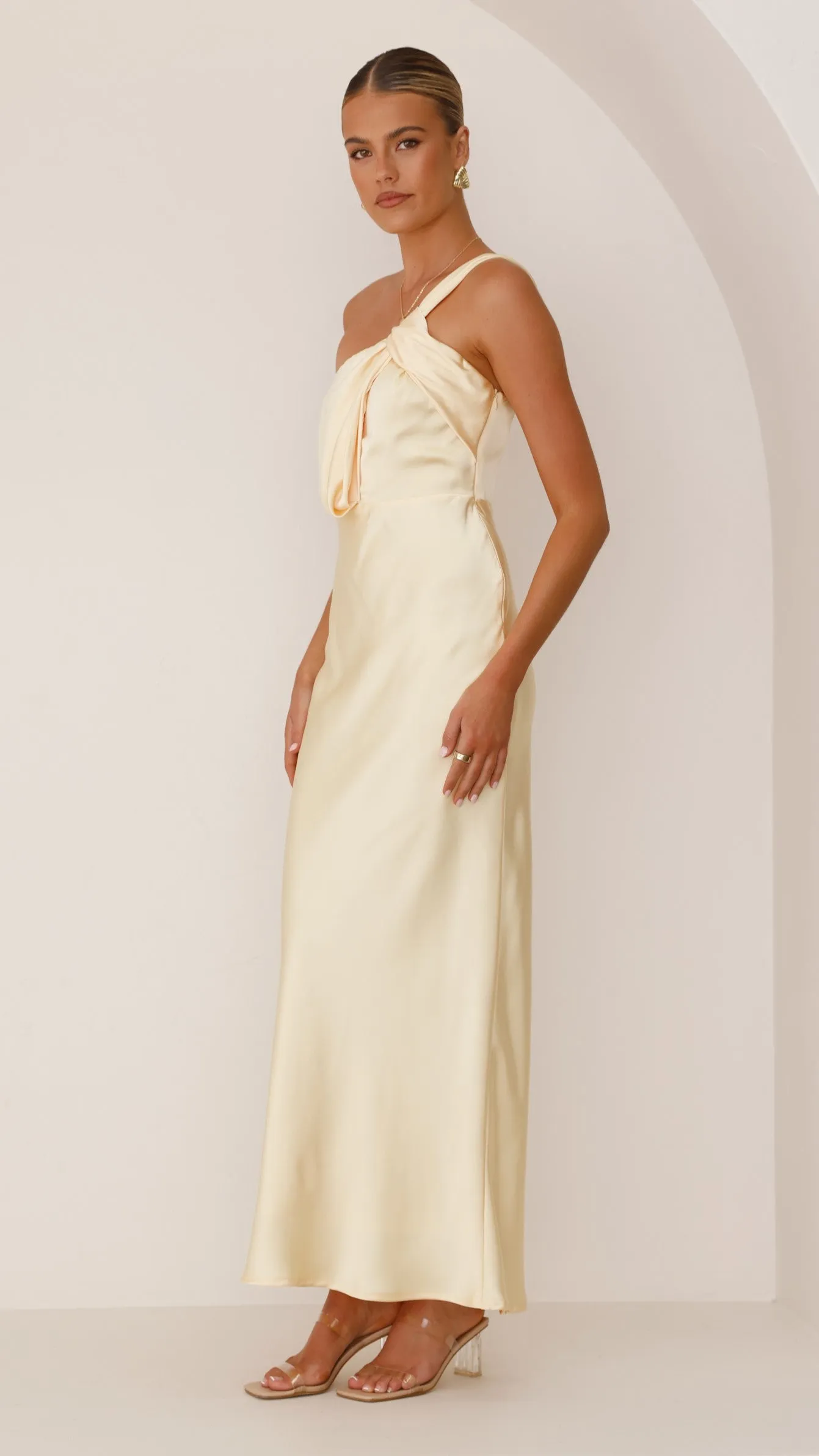 Greta Maxi Dress - Yellow Billy J
