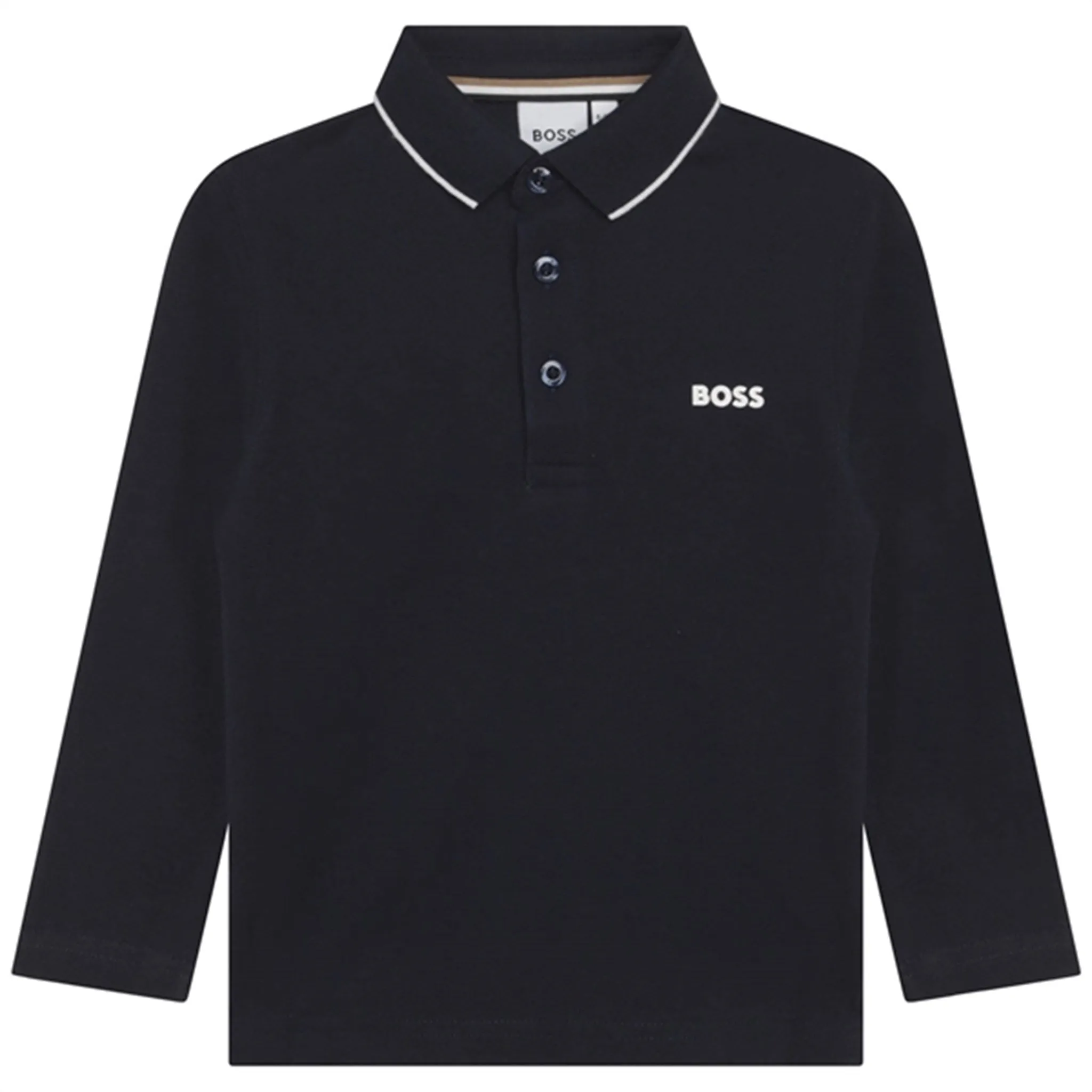 Hugo Boss Long Sleeve Polo Navy