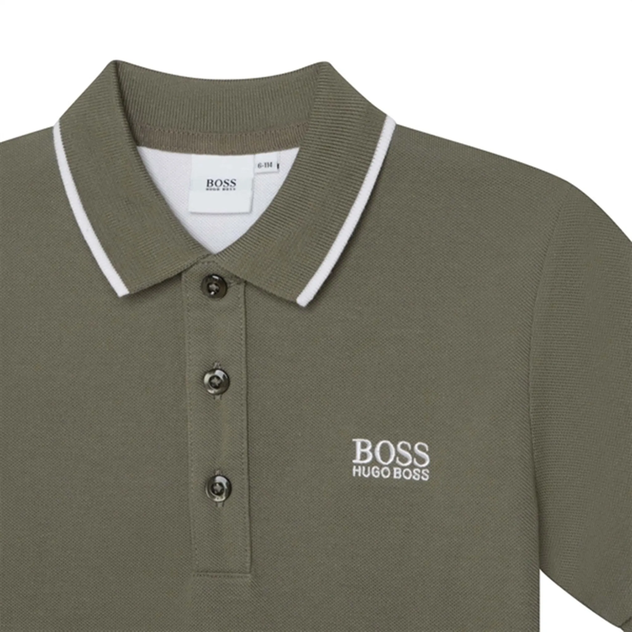 Hugo Boss Short Sleeve Polo Green