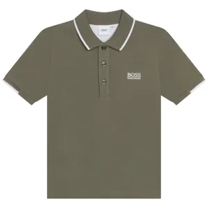 Hugo Boss Short Sleeve Polo Green