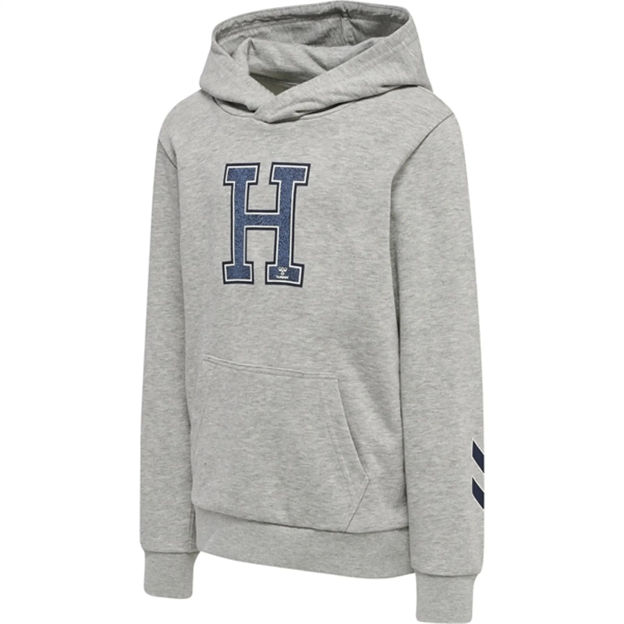 Hummel Light Grey Melange Geography Hoodie