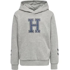 Hummel Light Grey Melange Geography Hoodie