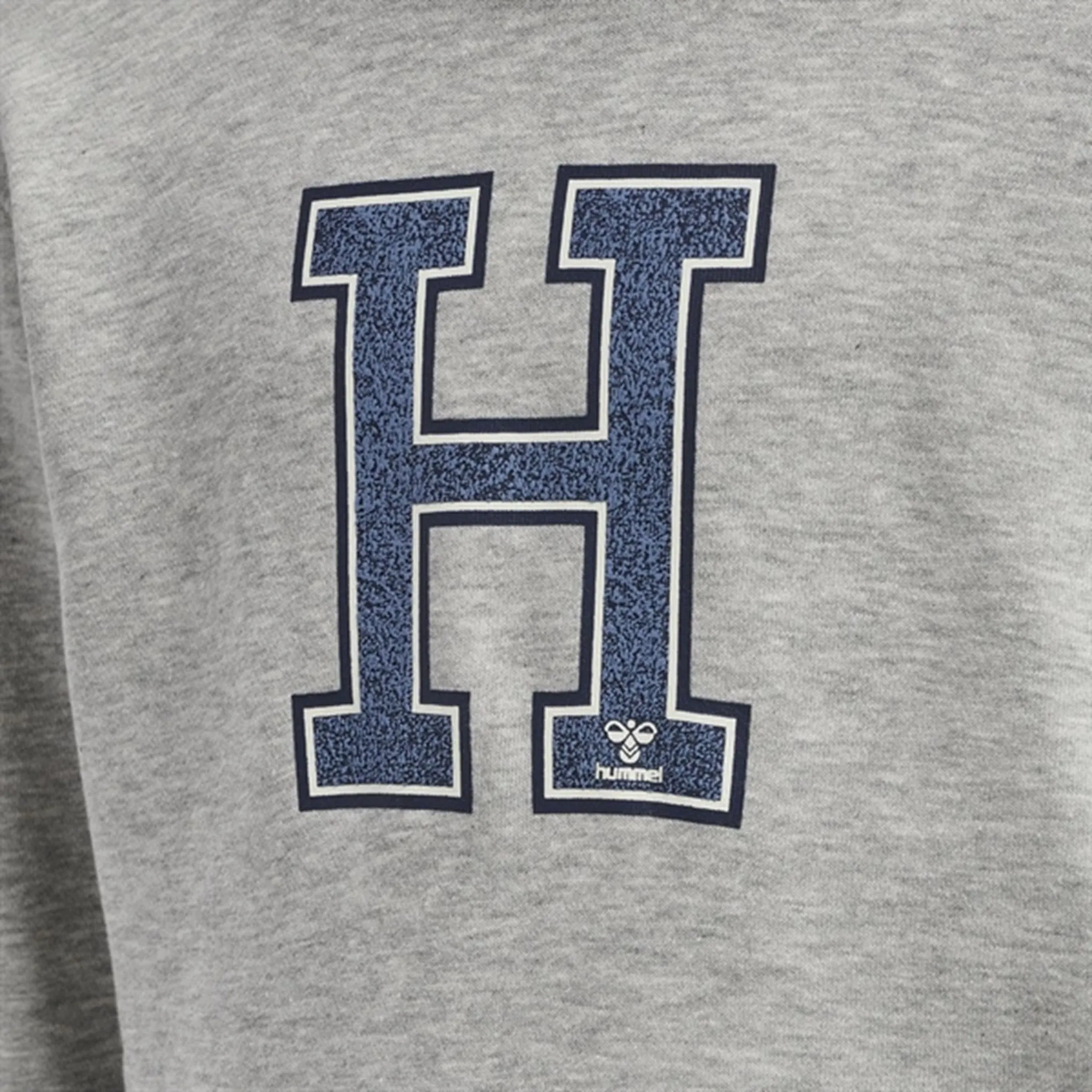 Hummel Light Grey Melange Geography Hoodie