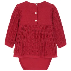 Hust & Claire Baby Teaberry Mallie Romper
