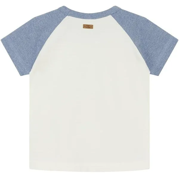 Hust & Claire Mini Blue Fog Melange Ancher T-shirt