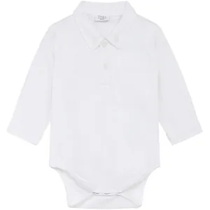 Hust & Claire White Basil Bodysuit Lsstocking