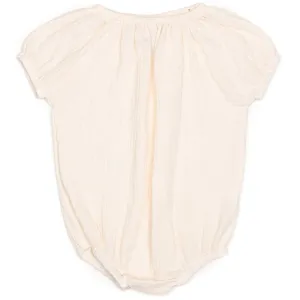 Huttelihut Comfy Muslin Romper Off-White