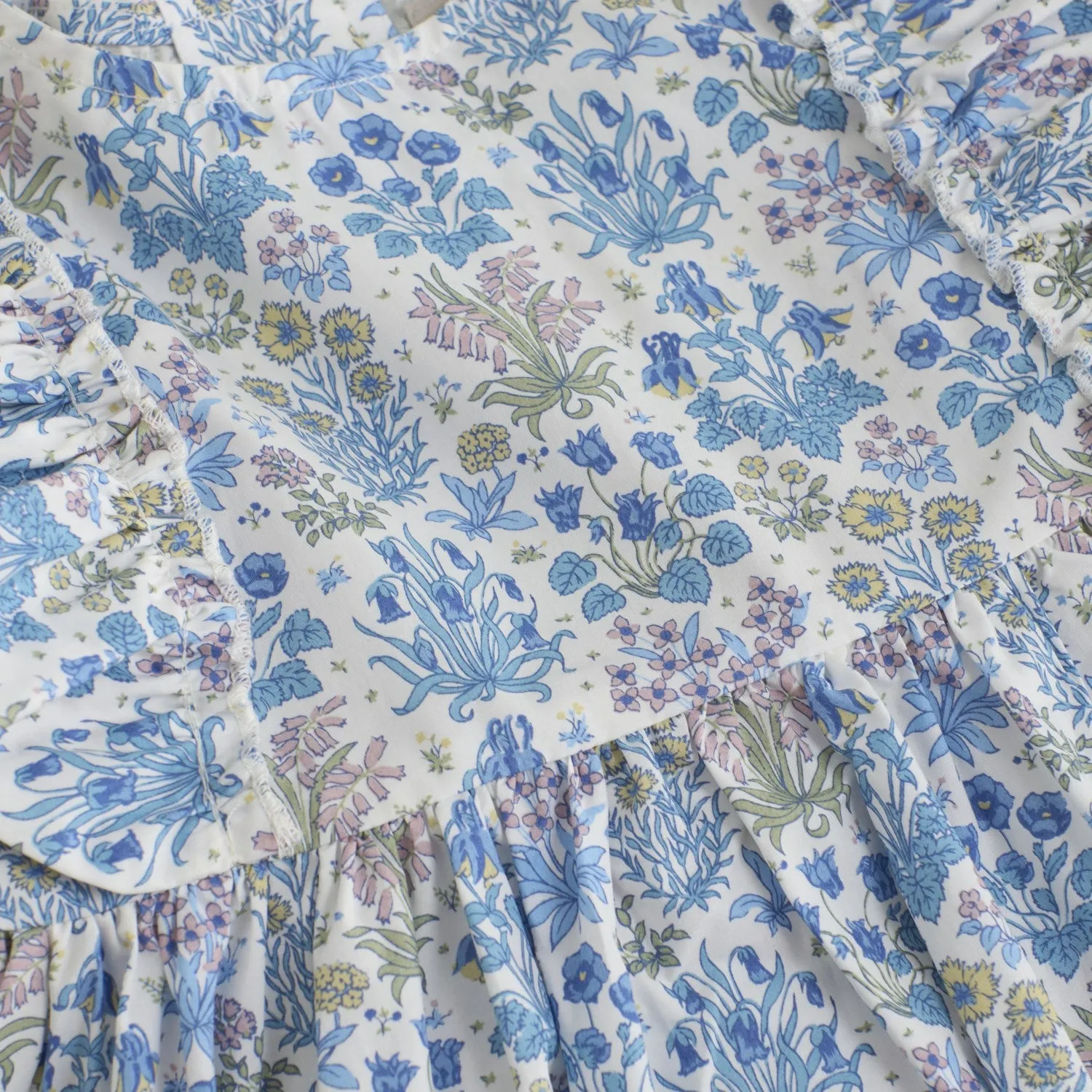 Huttelihut Soft Chambray Dress In Liberty Fabric