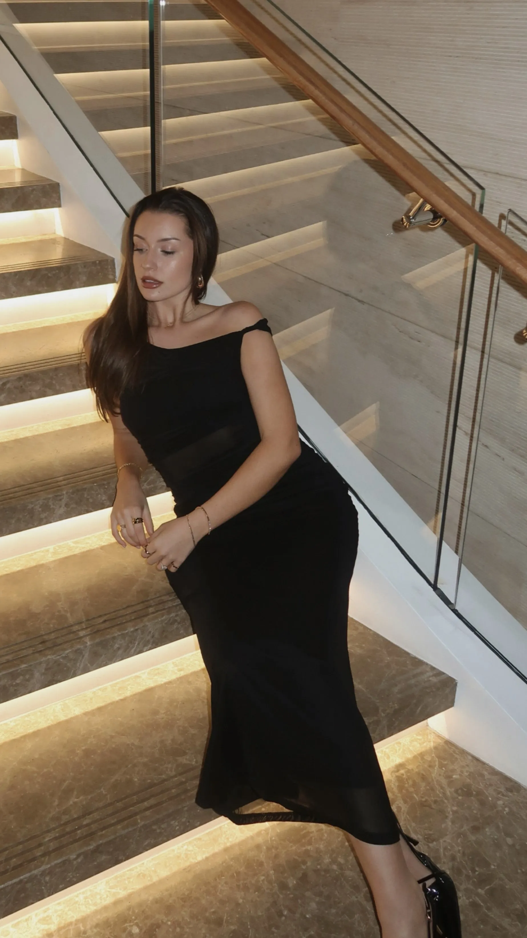 Iantha Maxi Dress - Black Billy J
