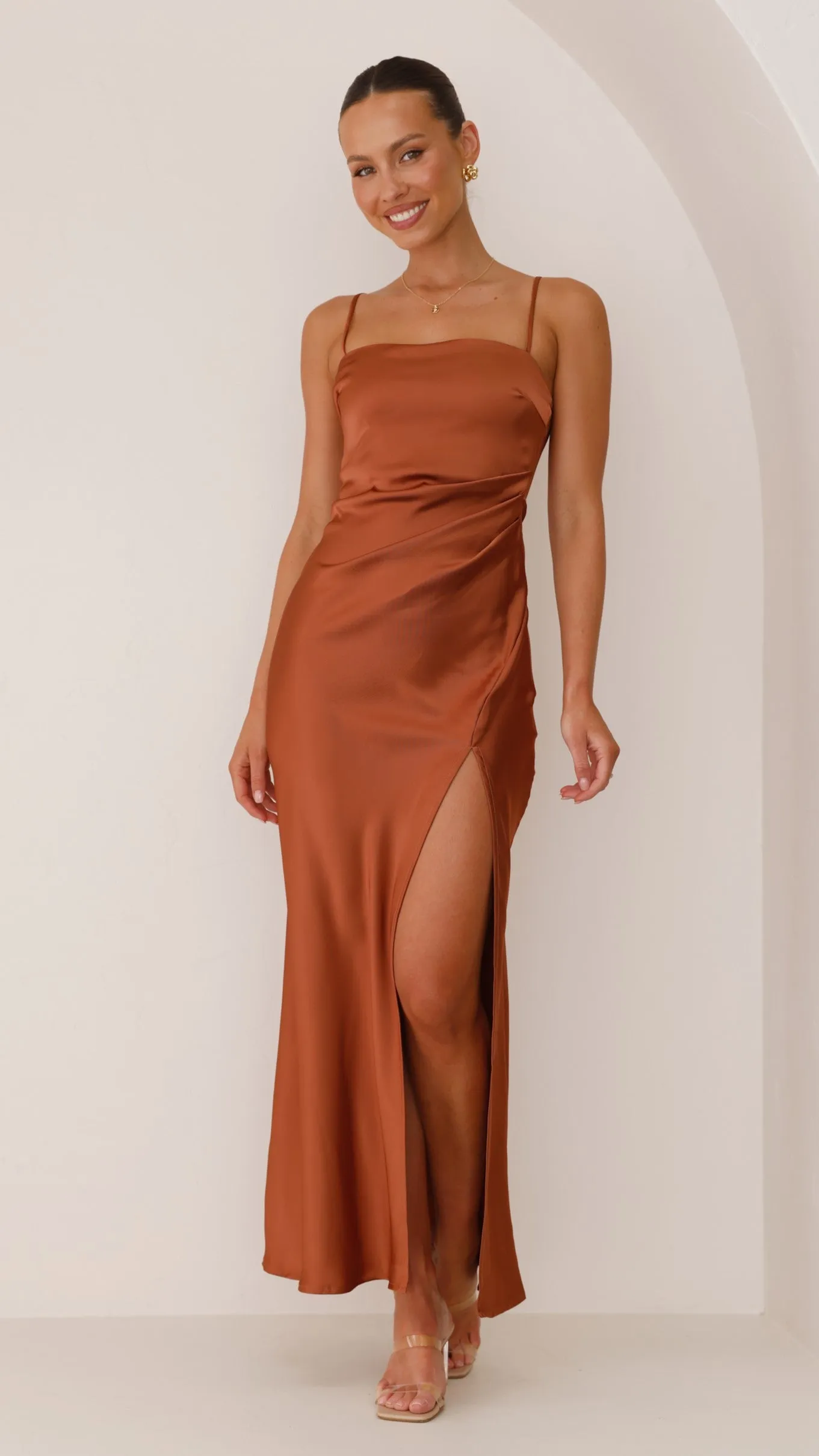 Ilana Maxi Dress - Copper Billy J