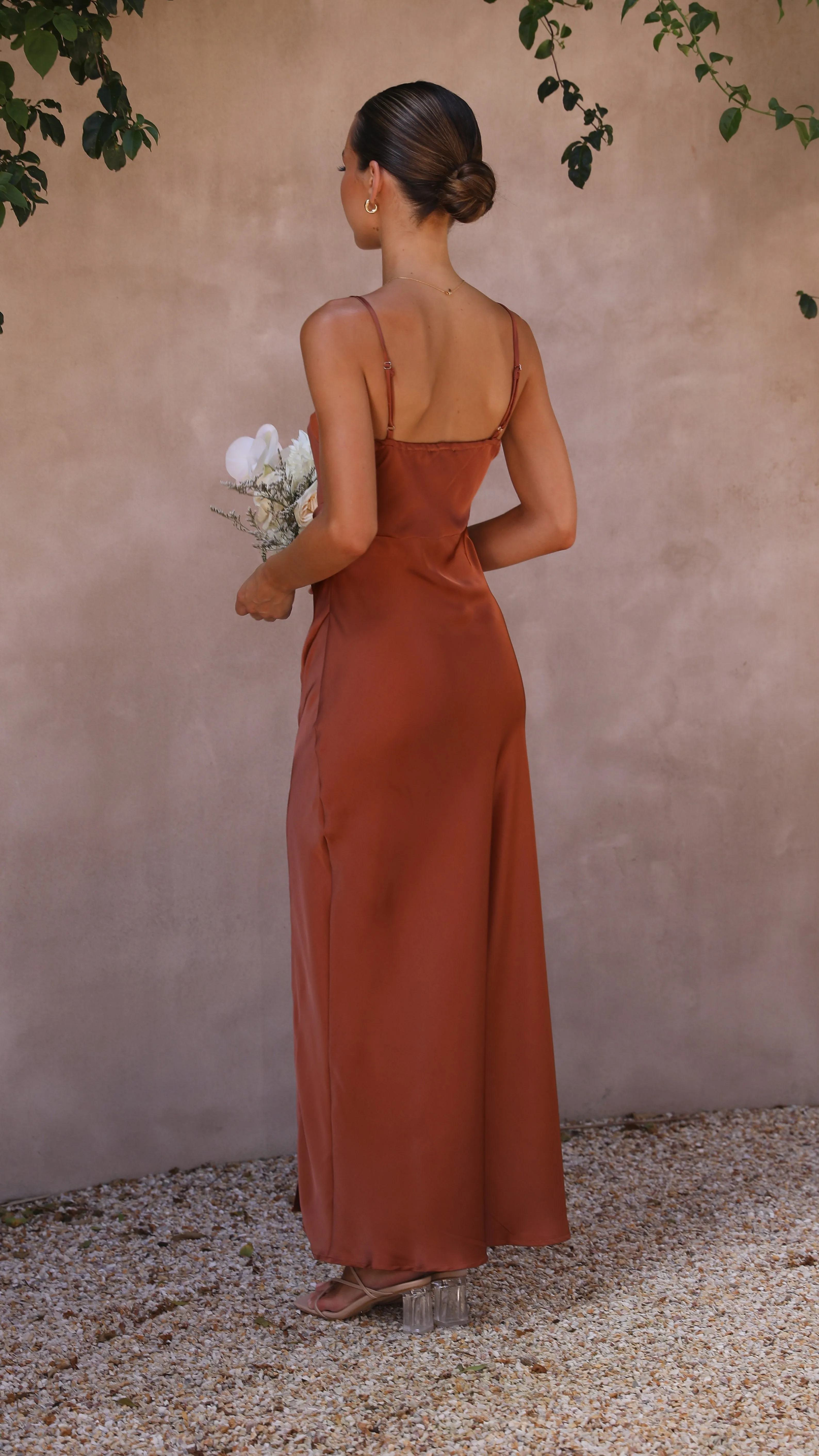 Ilana Maxi Dress - Copper Billy J