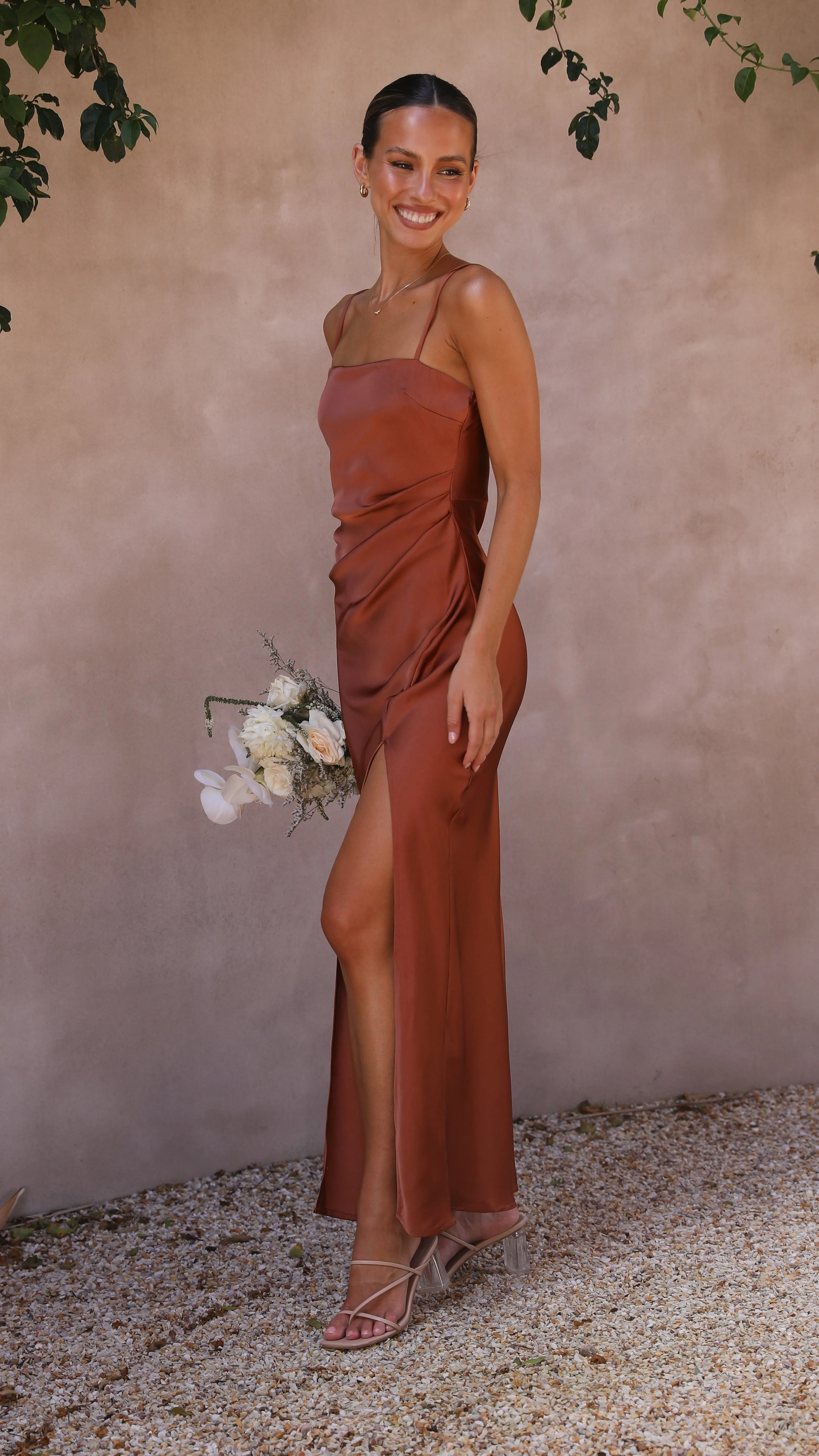 Ilana Maxi Dress - Copper Billy J