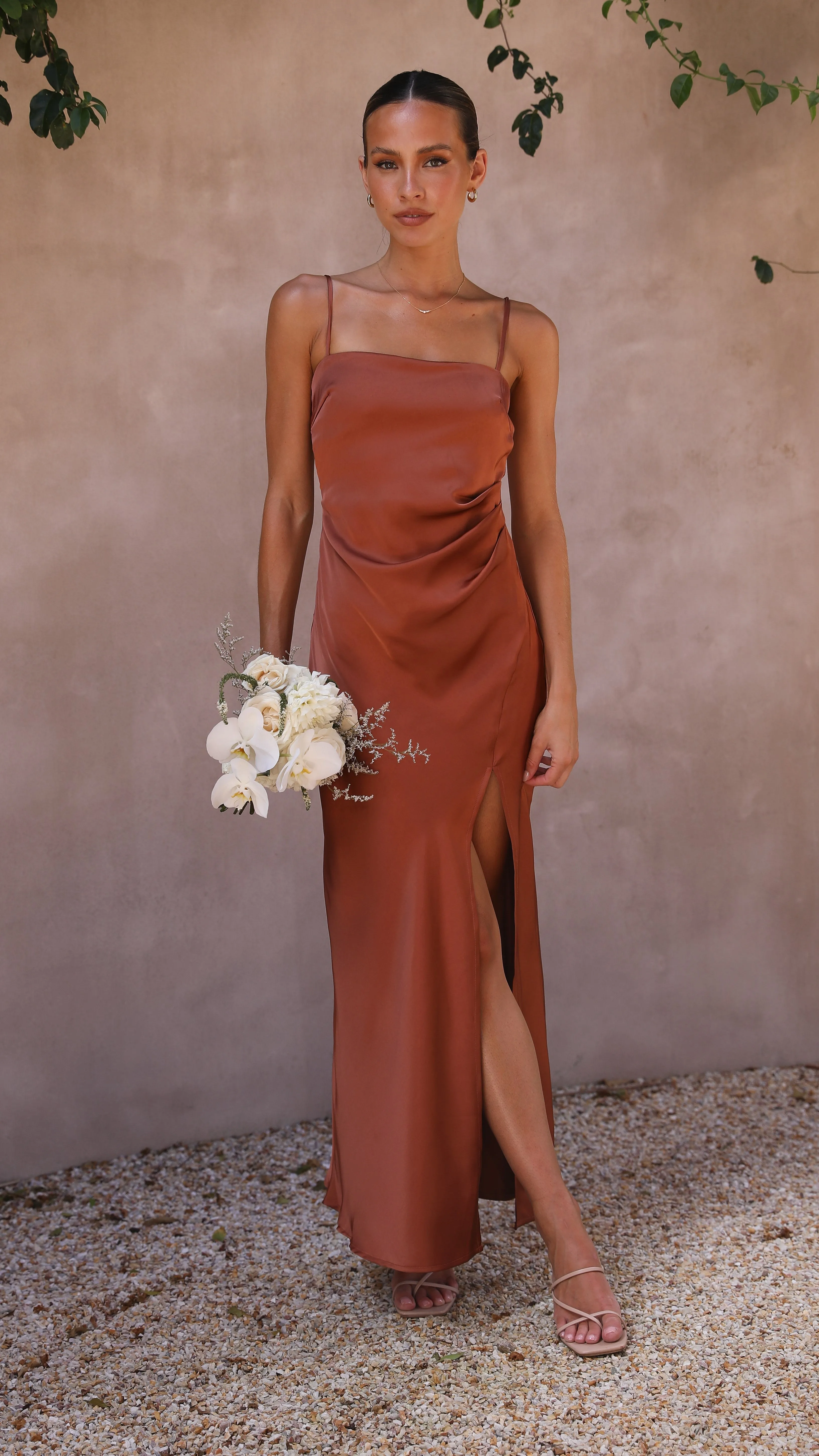 Ilana Maxi Dress - Copper Billy J