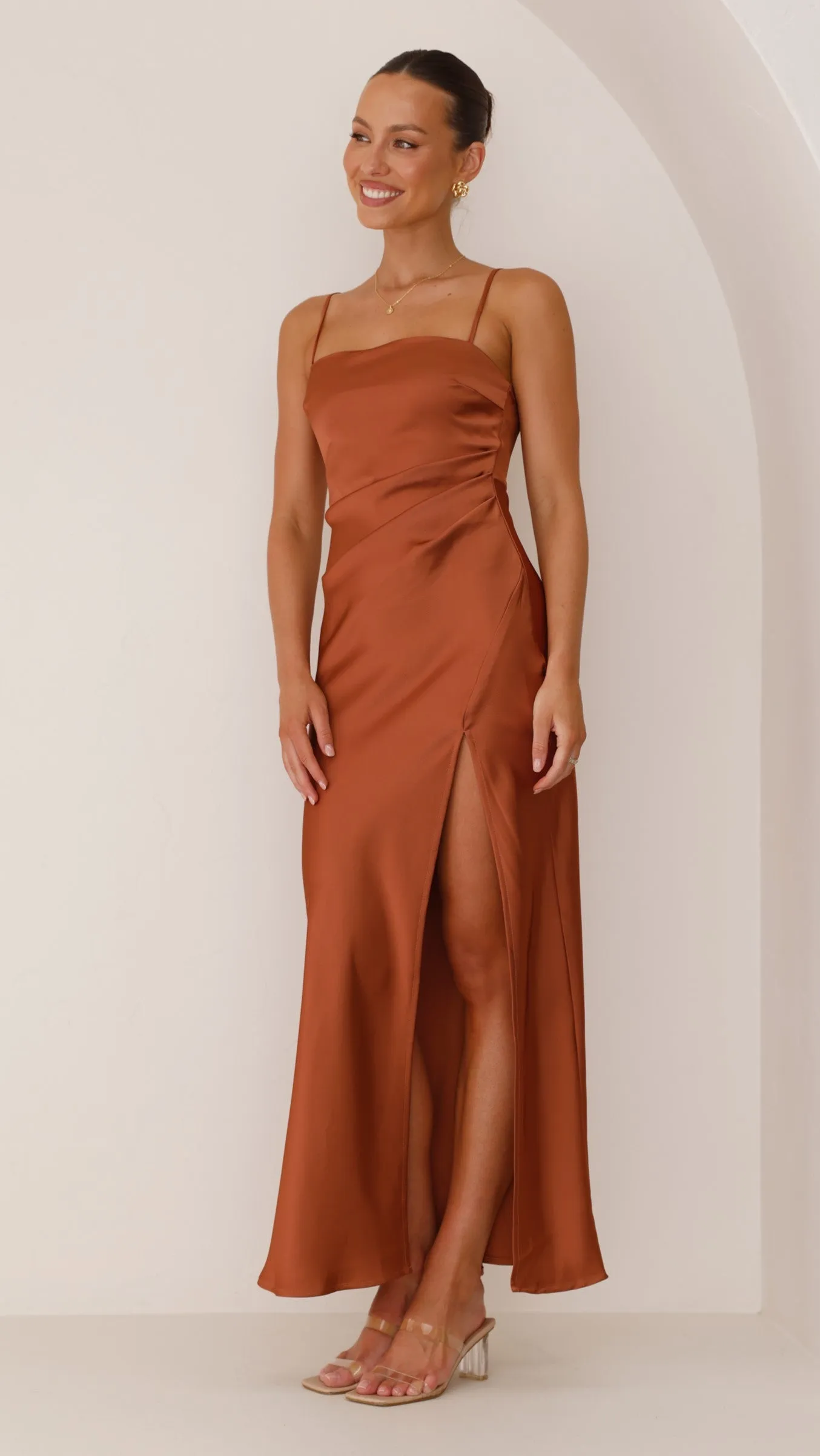 Ilana Maxi Dress - Copper Billy J