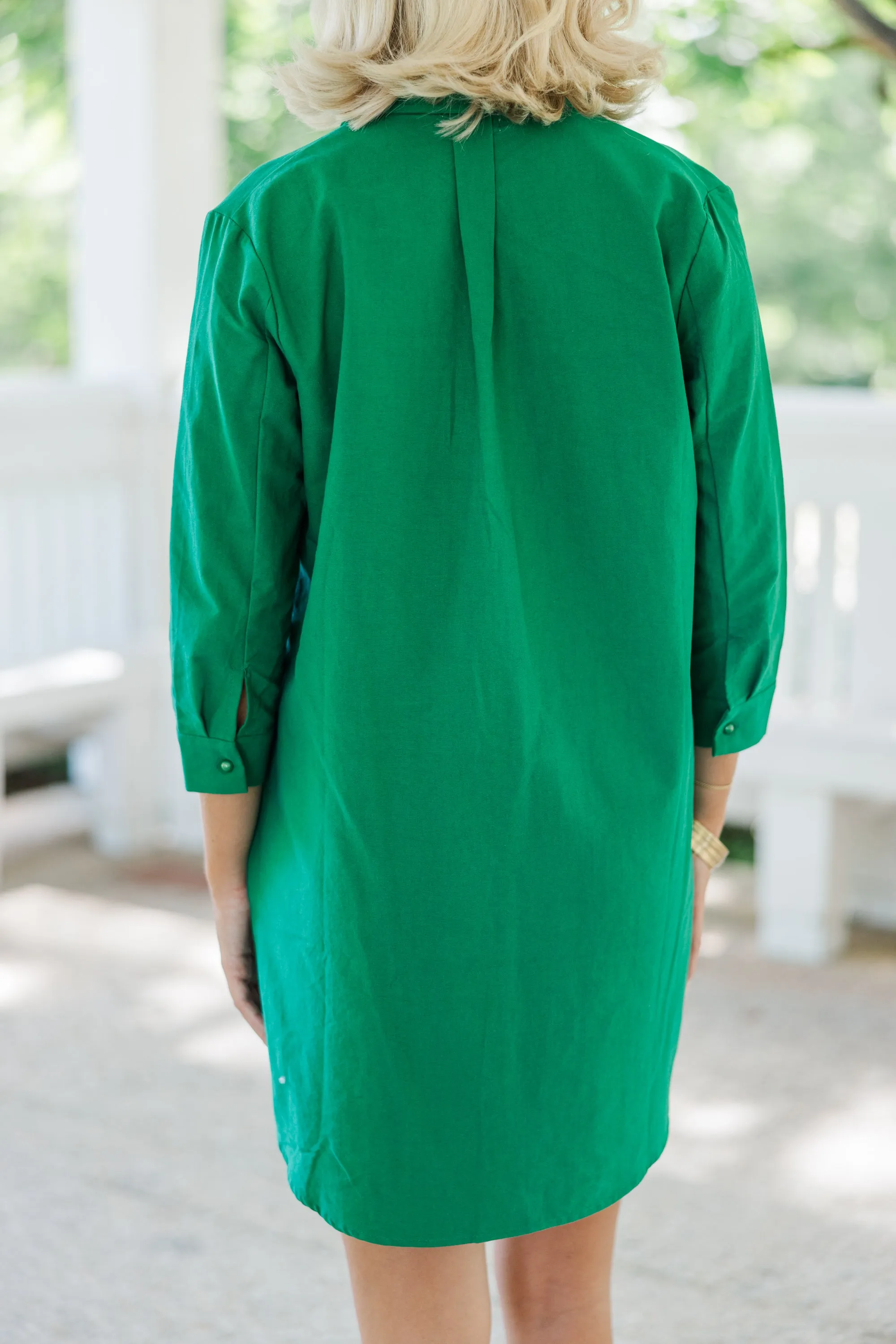 In Plain Sight Green Dress