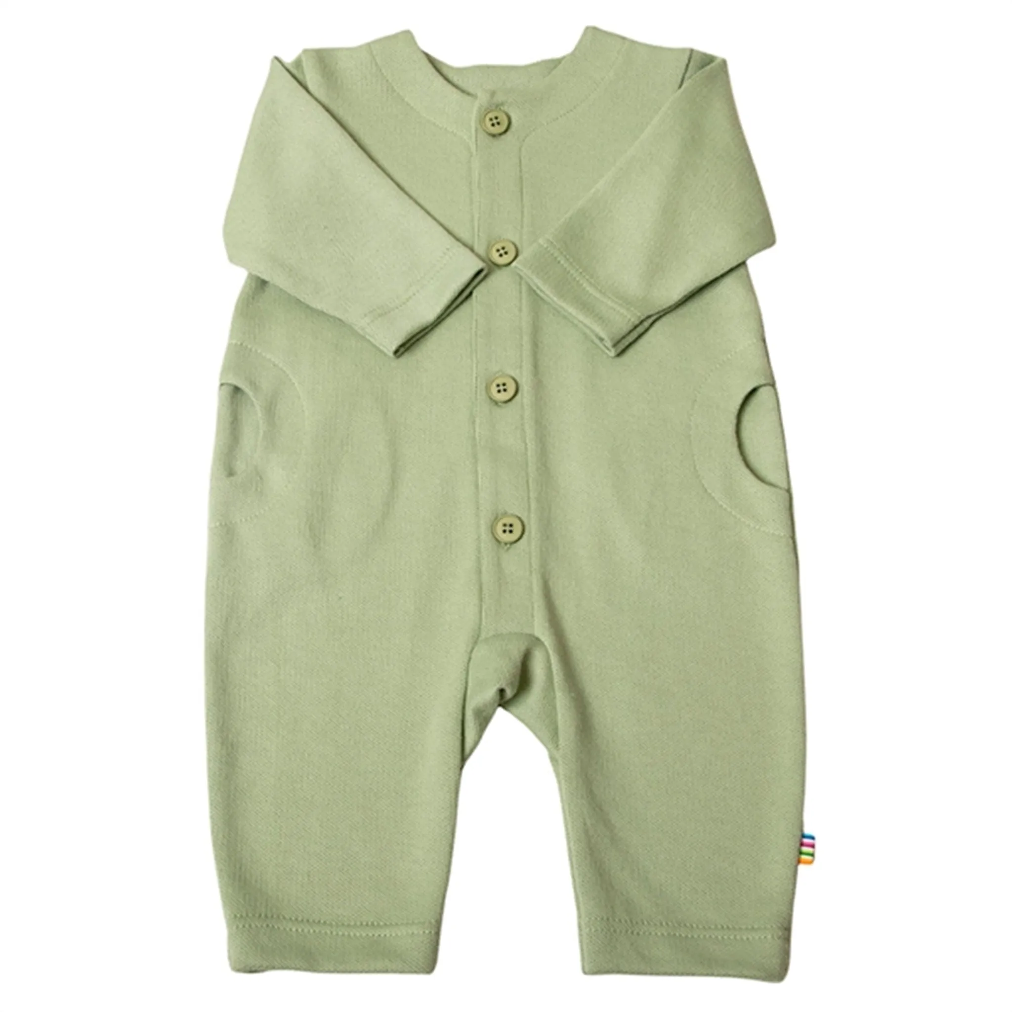 Joha Cotton Pale Green Jumpsuit