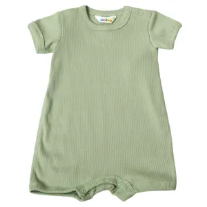 Joha Cotton Pale Green Summer Romper