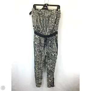 Jumpsuit By Clothes Mentor In Black & White, Size: L