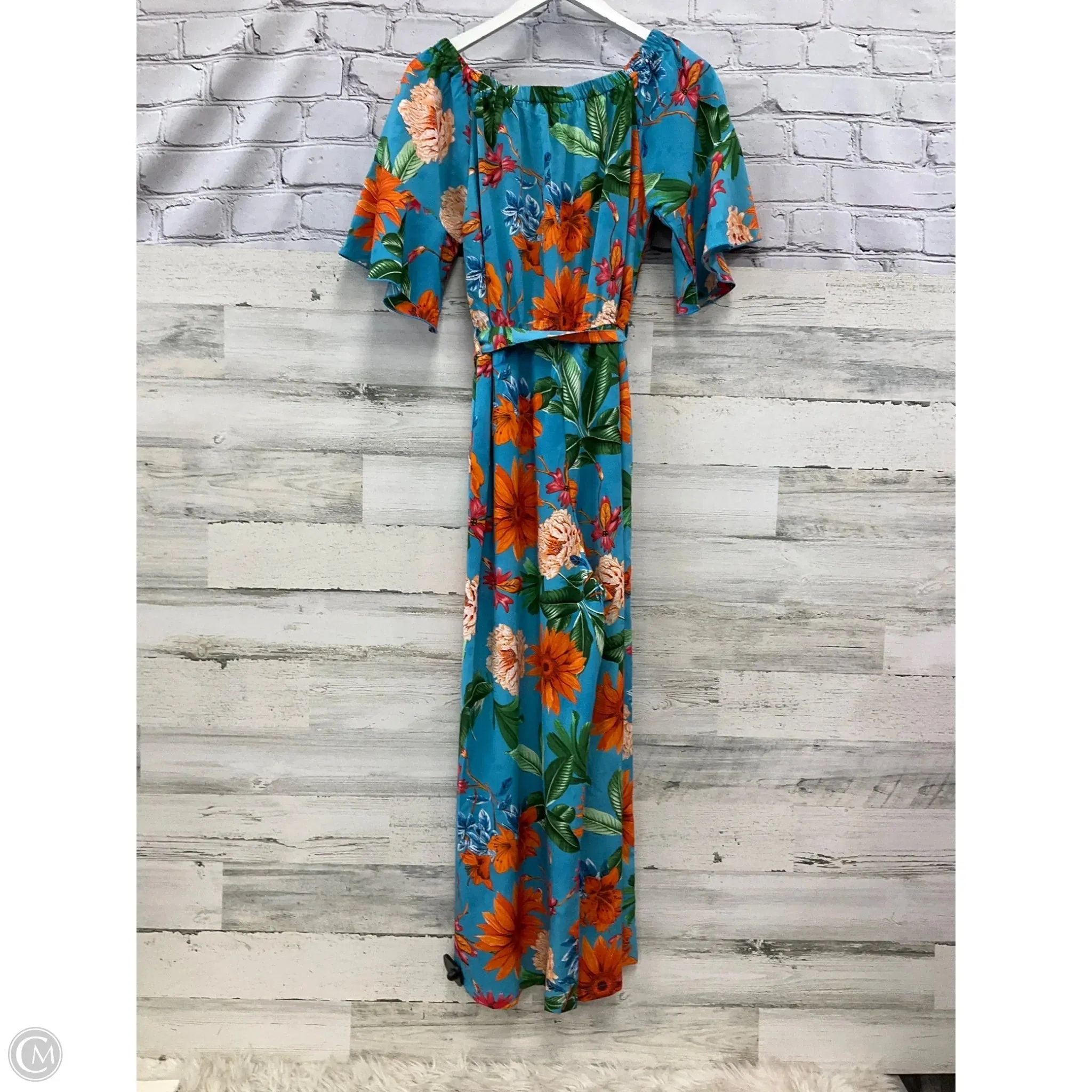 Jumpsuit By Clothes Mentor In Blue & Orange, Size: S