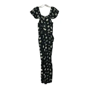 Jumpsuit By Loft In Black & Cream, Size:S