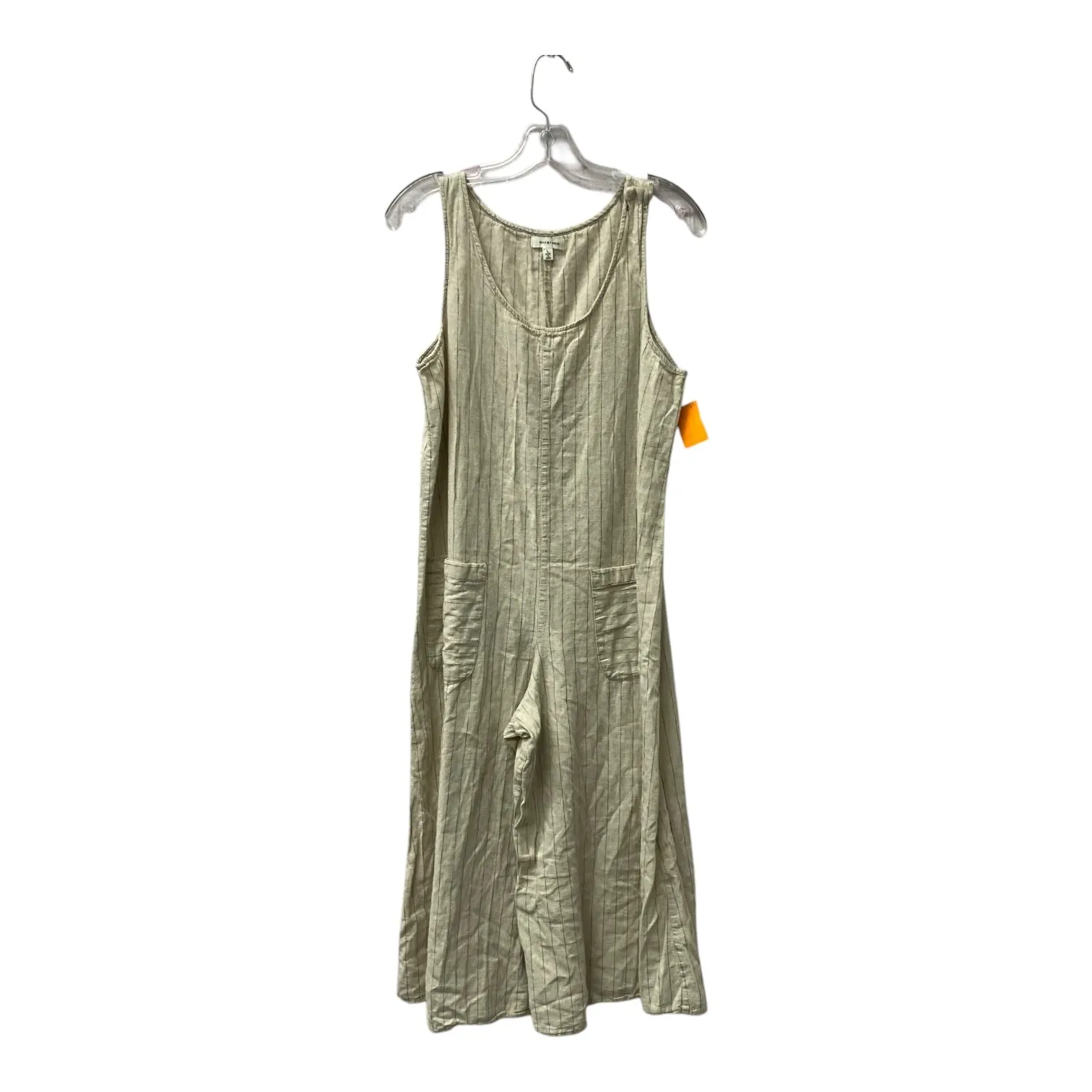 Jumpsuit By Max Studio In Tan, Size:L