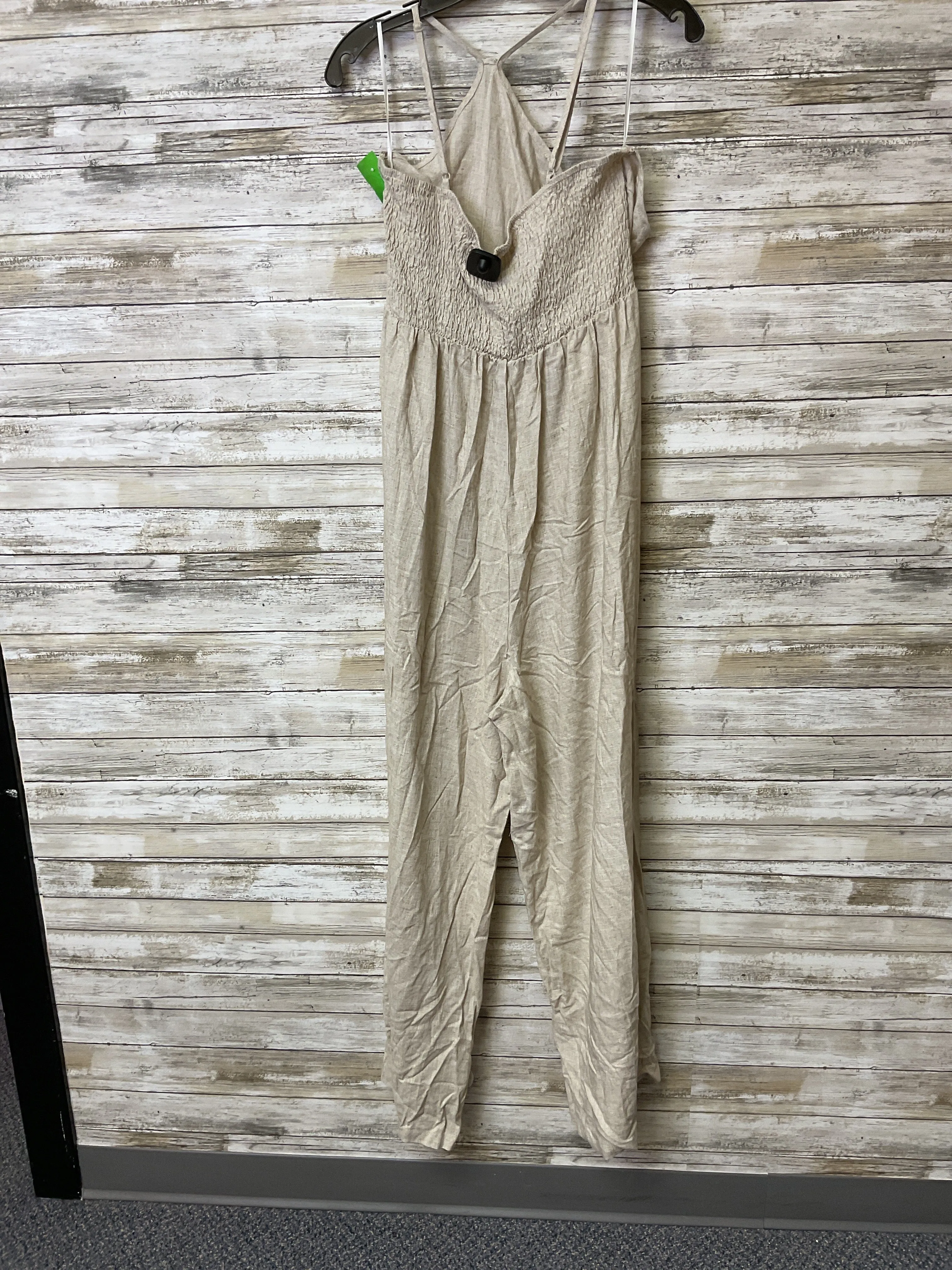 Jumpsuit By Shein In Tan, Size:Xl