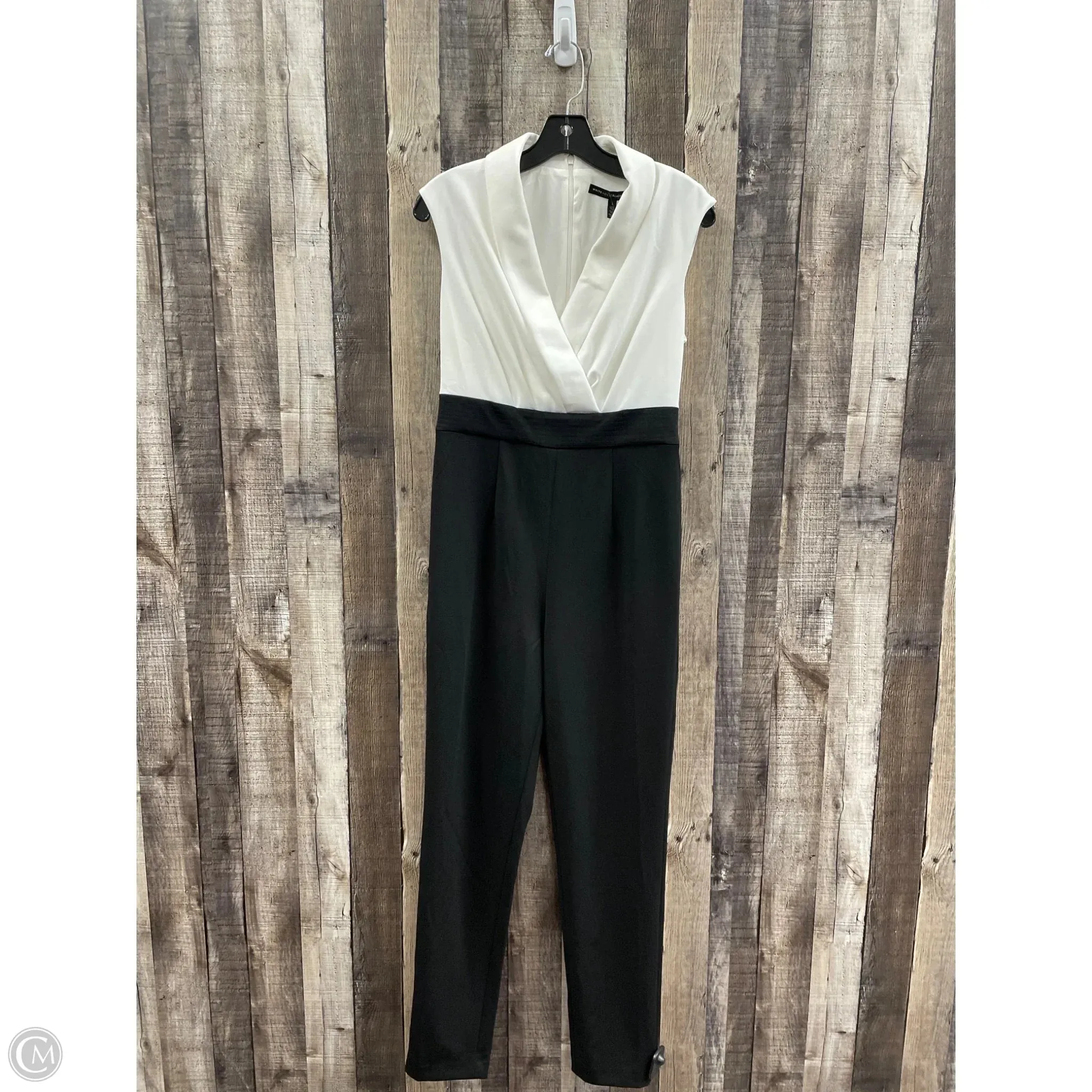 Jumpsuit By White House Black Market In Black & White, Size: S