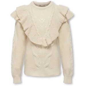 Kids ONLY Birch Rillo Ruffle Knit Blouse