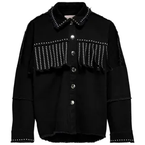 Kids ONLY Black Frill Shirt Woxer