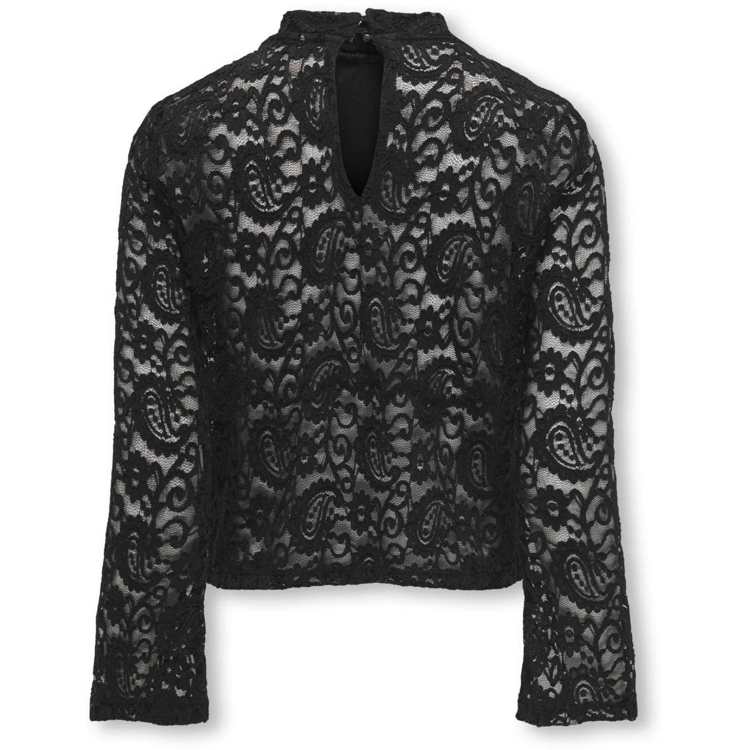 kids ONLY Black Milly Flared Sleeve Lace Blouse